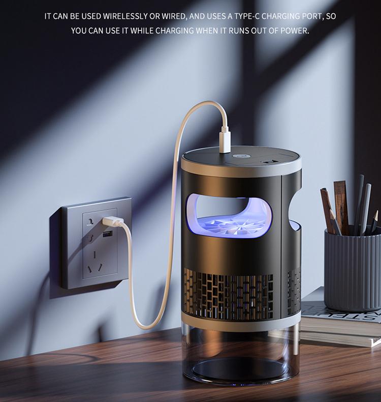 💡 Appareil Magique Anti-Insectes  – Capture Physique, Silencieux & Veilleuse ✨