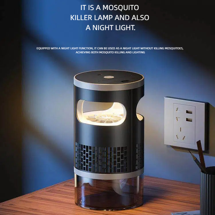 💡 Appareil Magique Anti-Insectes  – Capture Physique, Silencieux & Veilleuse ✨