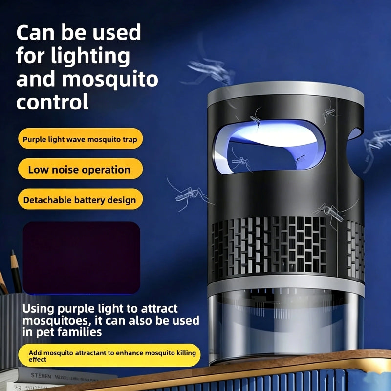 💡 Appareil Magique Anti-Insectes  – Capture Physique, Silencieux & Veilleuse ✨