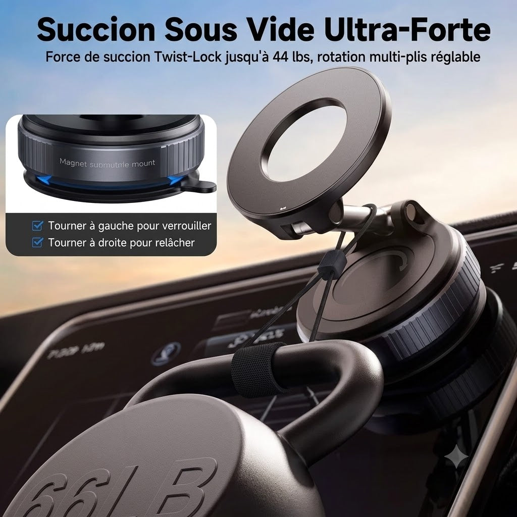 🔥Support Téléphone Magique Magnétique Rotation 360° 🔥