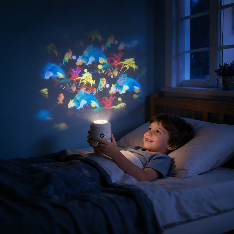 Projecteur Magique LED rotatif dynamique *